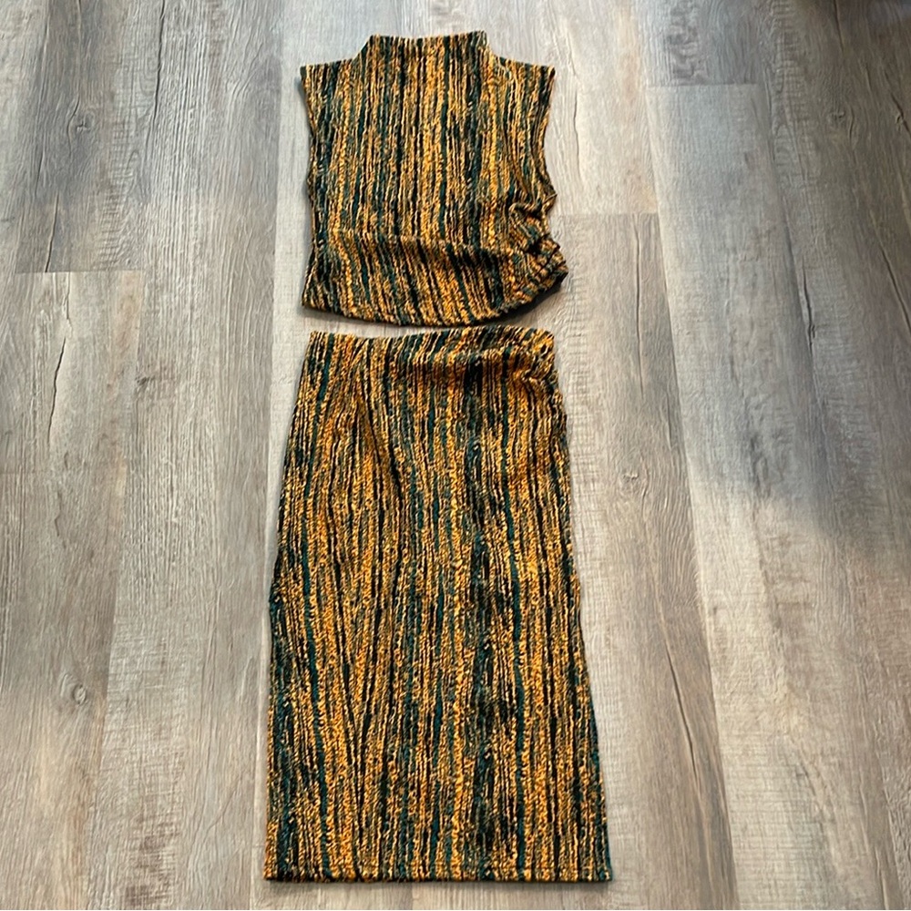 Zara Textured Knit Two-Piece Set